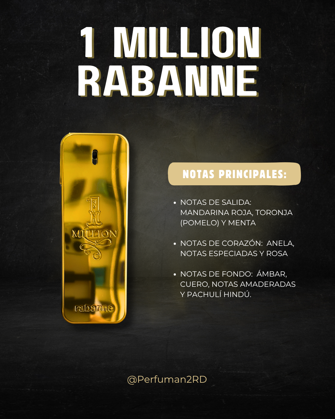Decants Pacco Rabanne 1 Million Edt 10ml