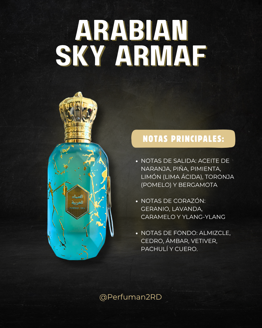 Armaf Eter Arabian Sky U EDP 3.4 oz