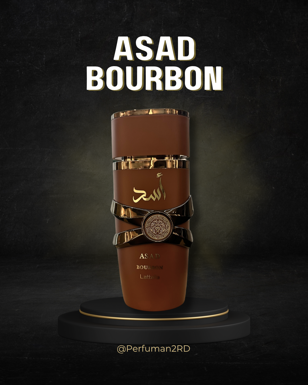 Lattafa Asad Bourbon M EDP 3.4oz