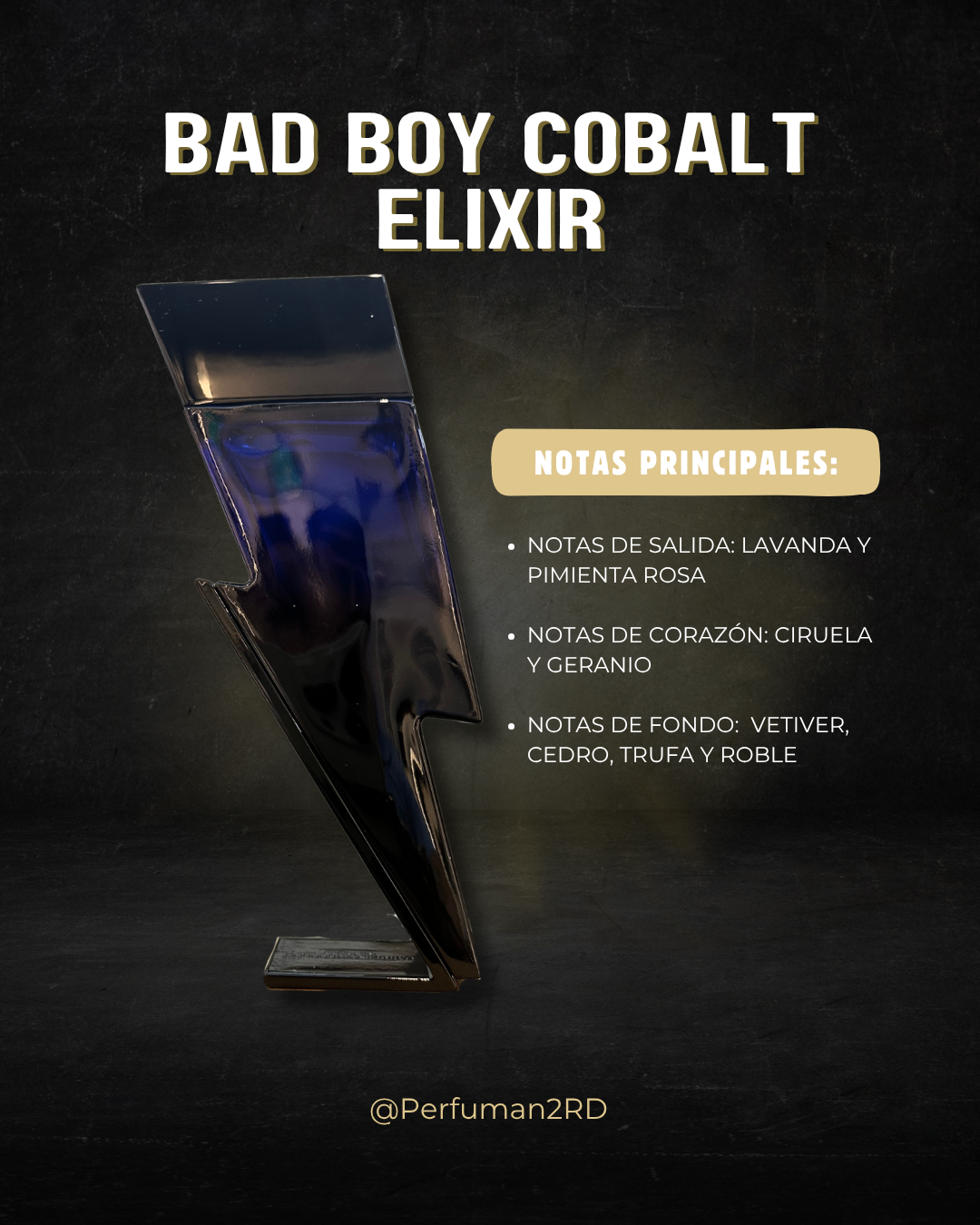 Bad Boy Cobalt Elixir by Carolina Herrera for Men