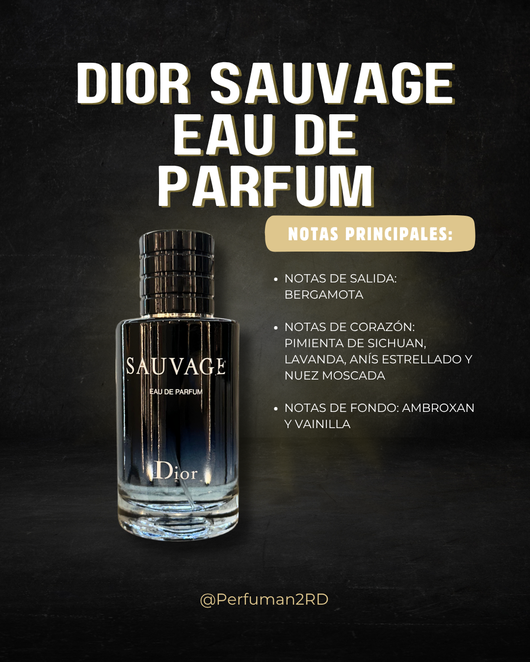 Dior Sauvage 3.4 oz Eau De Parfum
