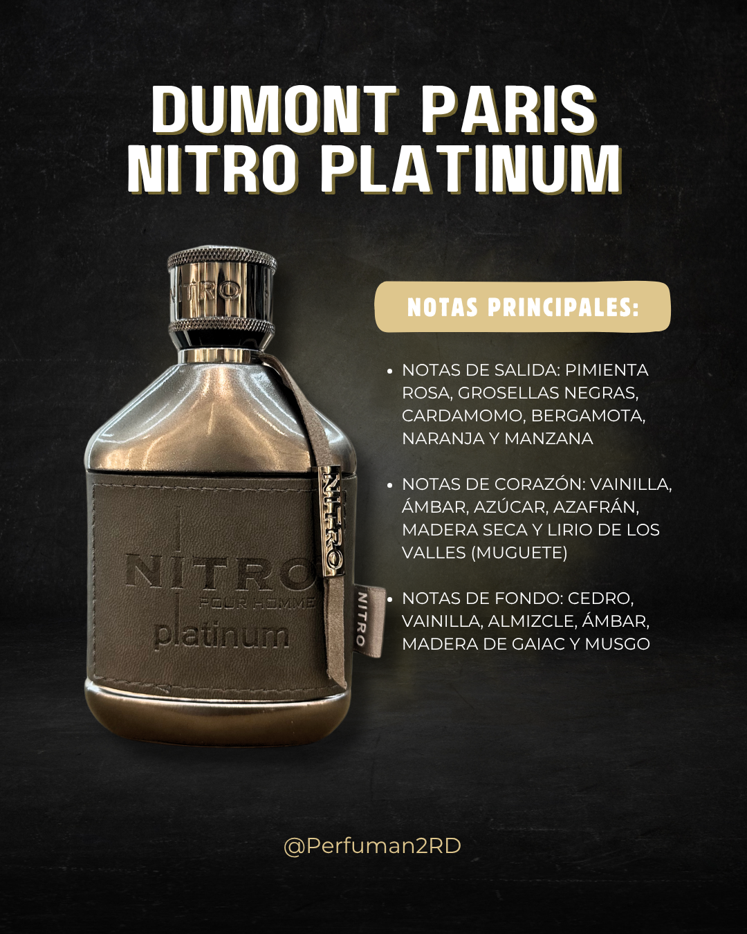 Dumont Paris Nitro Platinum M EDP 3.4oz