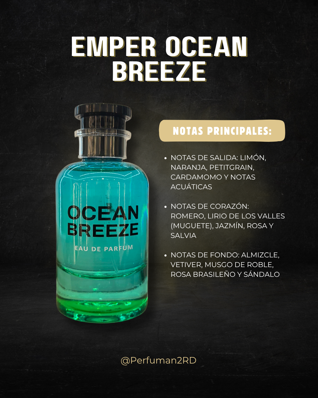 Emper Ocean Breeze U EDP 3.4 oz