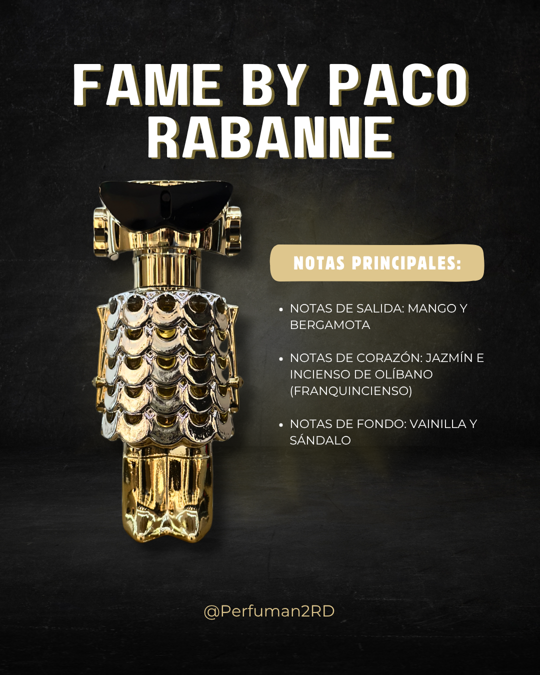 Fame by Paco Rabanne for Women 2.7 oz Eau De Parfum