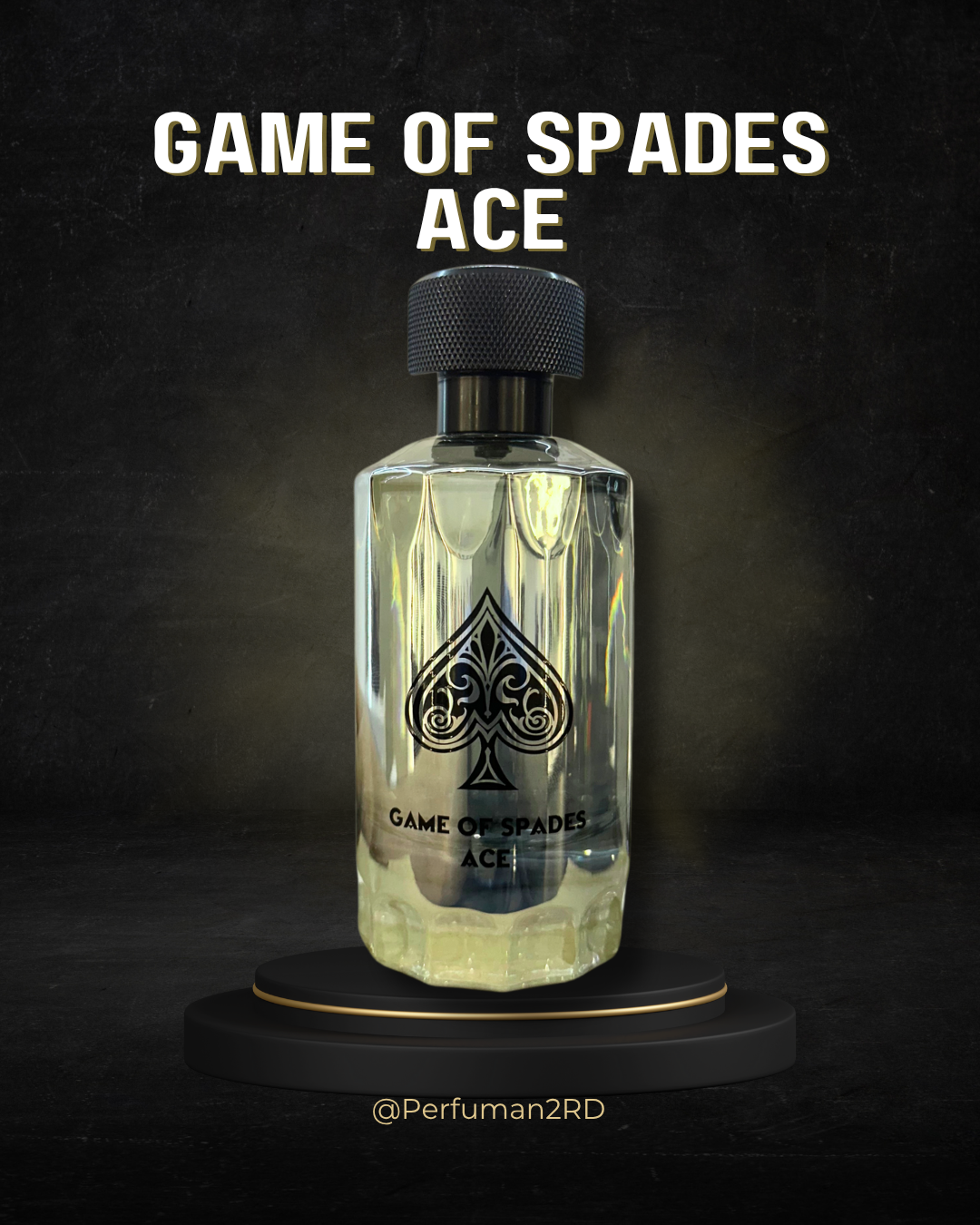 JO MILANO "GAME OF SPADES ACE" 3.4OZ PARFUM UNISEX