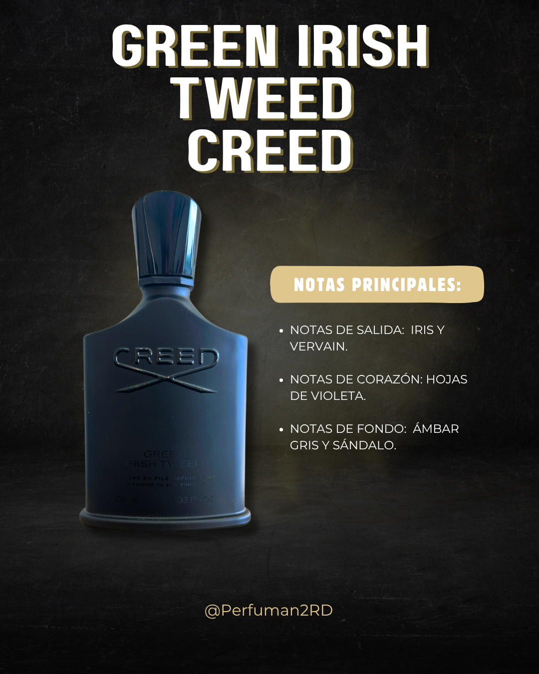 Creed Green Irish Tweed 3.3 oz Eau De Parfum