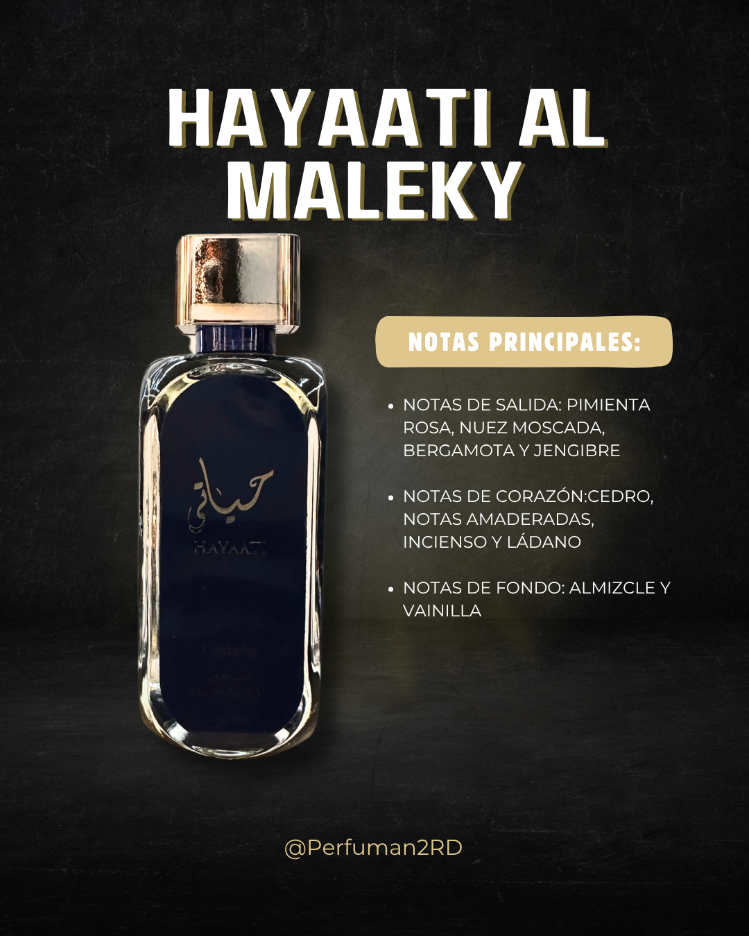 Lattafa Hayaati Al Maleky M EDP 3.4 oz