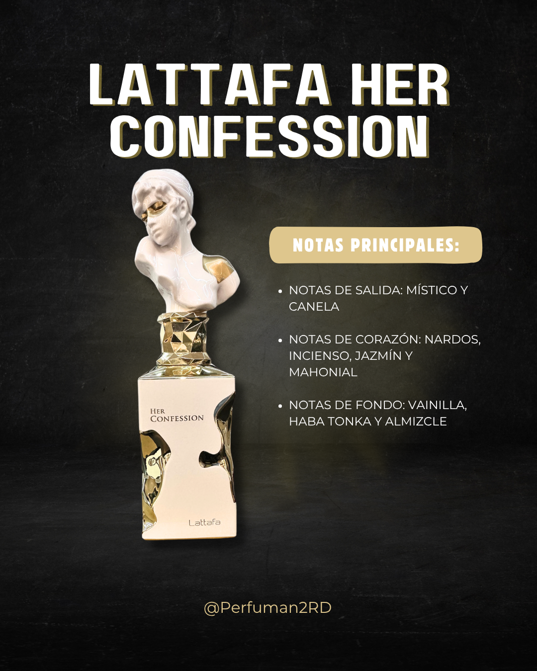 Lattafa Her Confession WEDP 3.4 oz