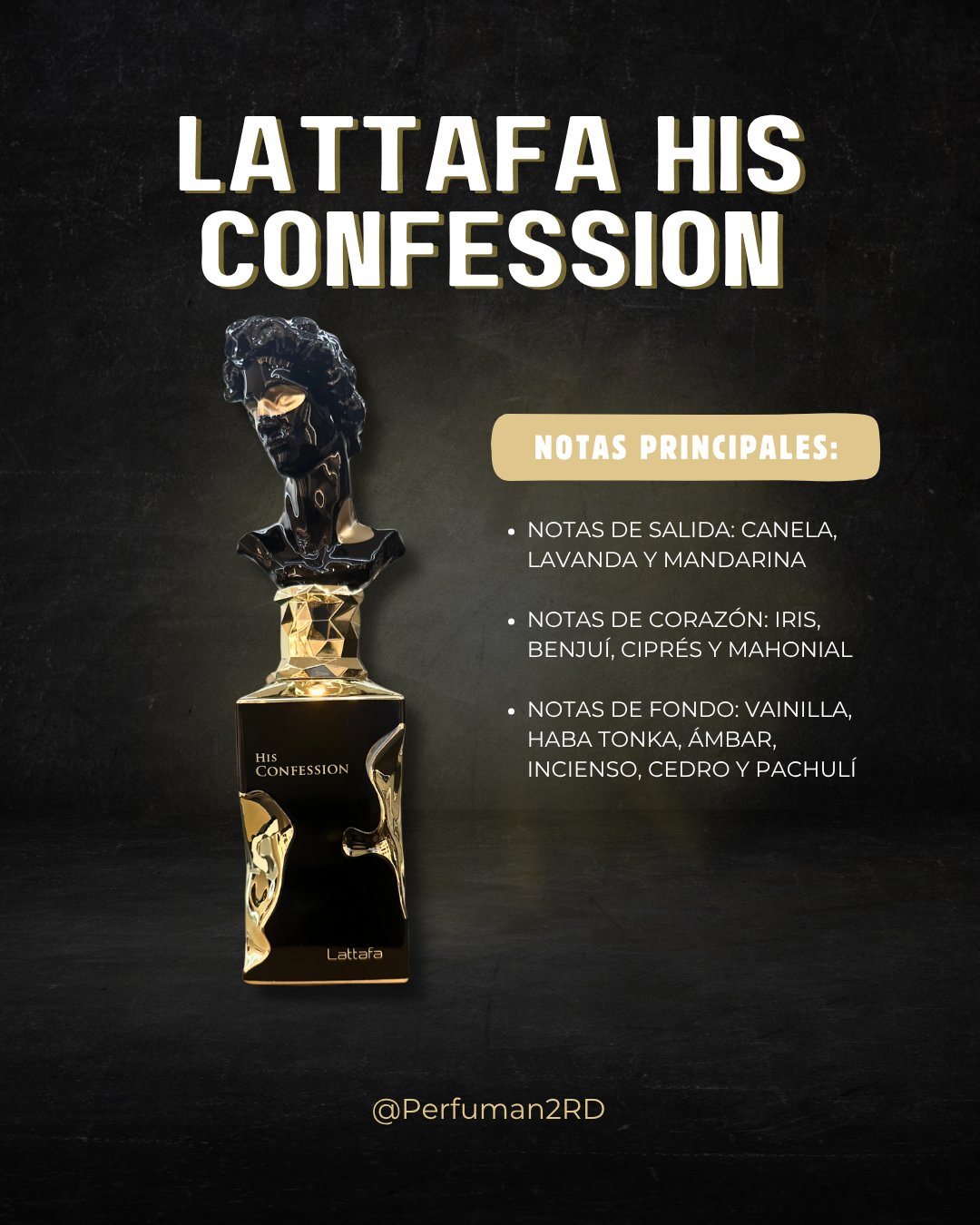 Lattafa His Confession M EDP 3.4 oz