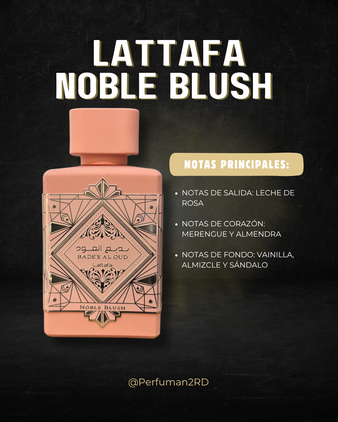 Lattafa Noble Blush WEDP 3.4oz