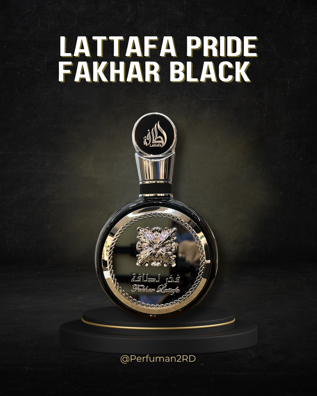 Lattafa Pride Fakhar Black M EDP 3.4 oz