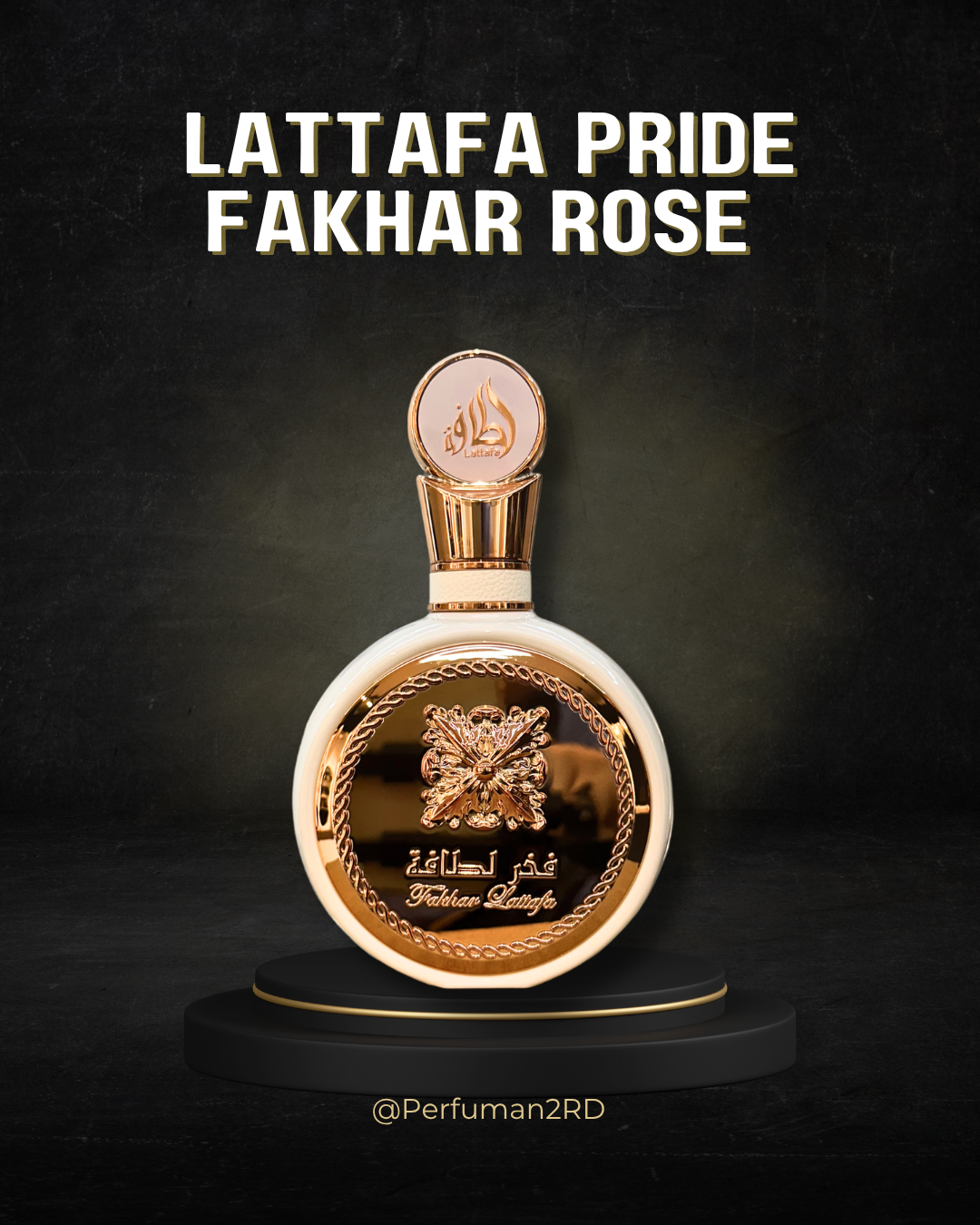 Lattafa Pride Fakhar Rose WEDP 3.4 oz R