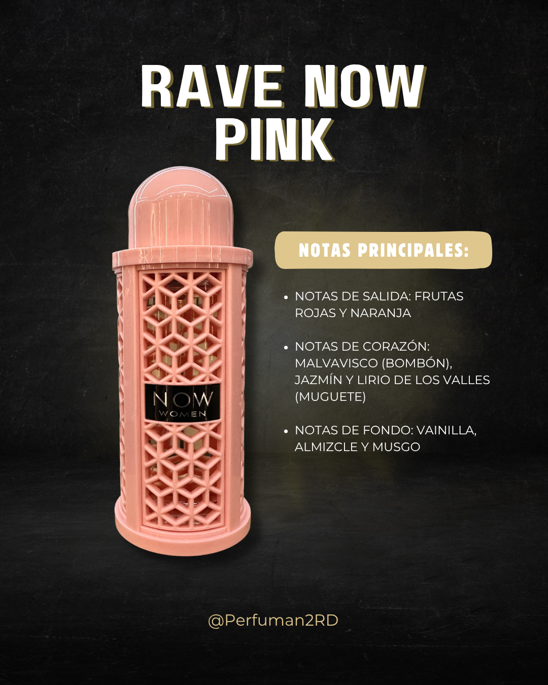 Lattafa Rave Now Pink W EDP 3.4 oz