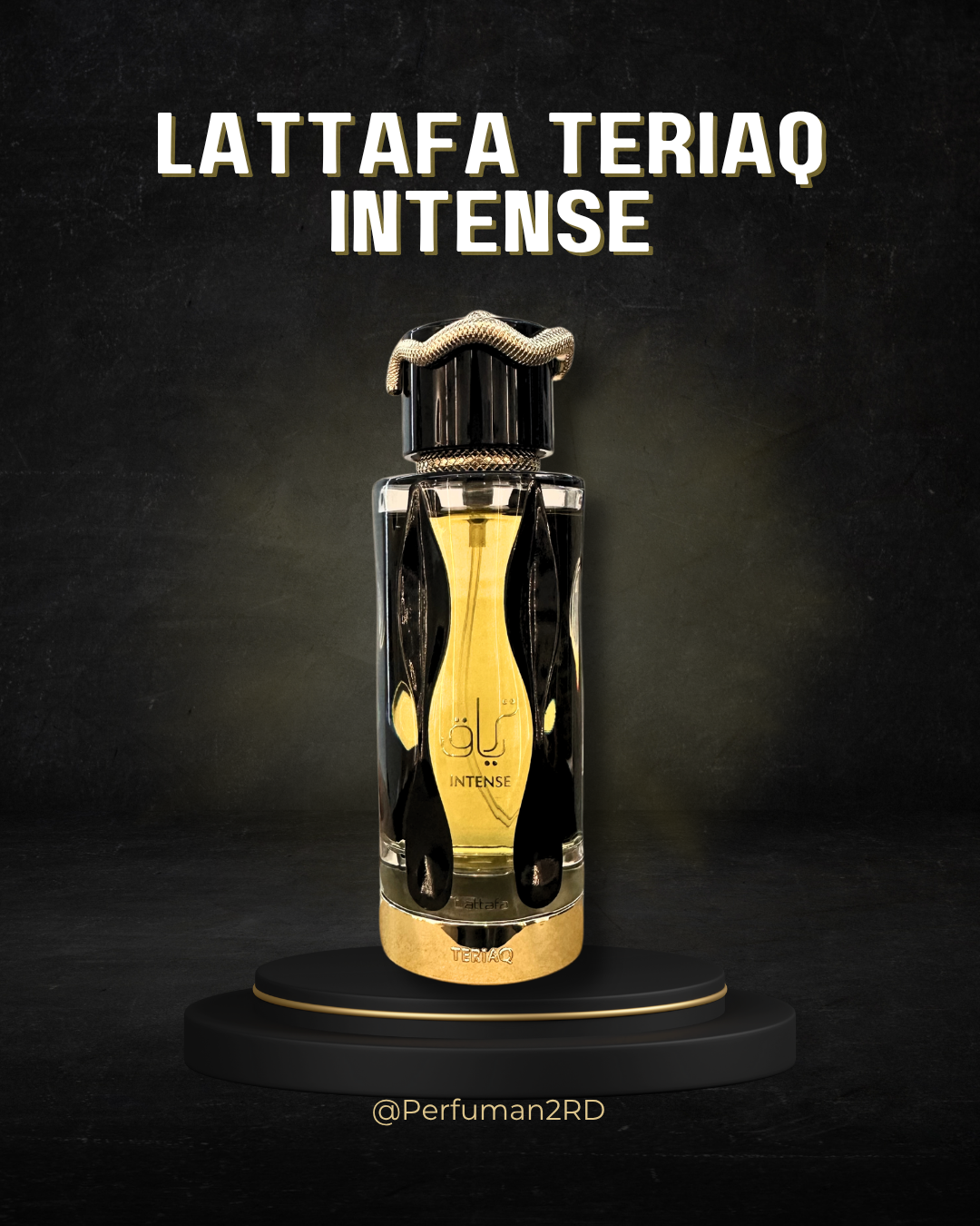 Lattafa Teriaq Intense U EDP 3.4 oz