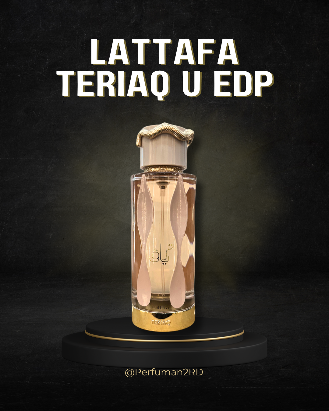 Lattafa Teriaq U EDP 3.4 oz