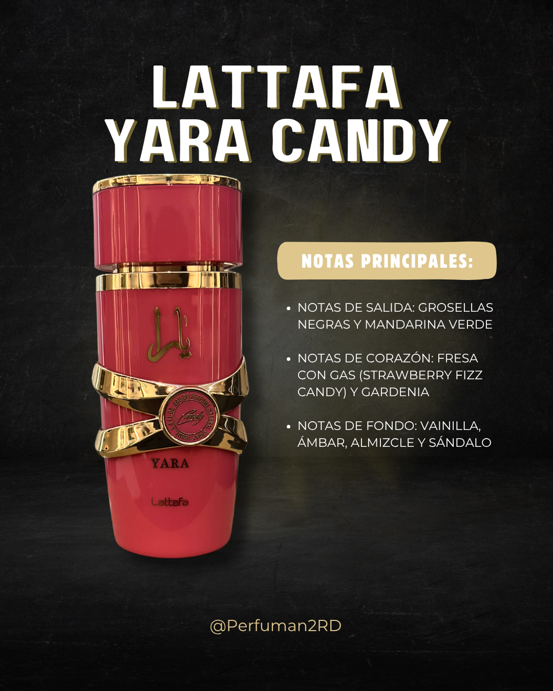 Lattafa Yara Candy W EDP 3.4oz