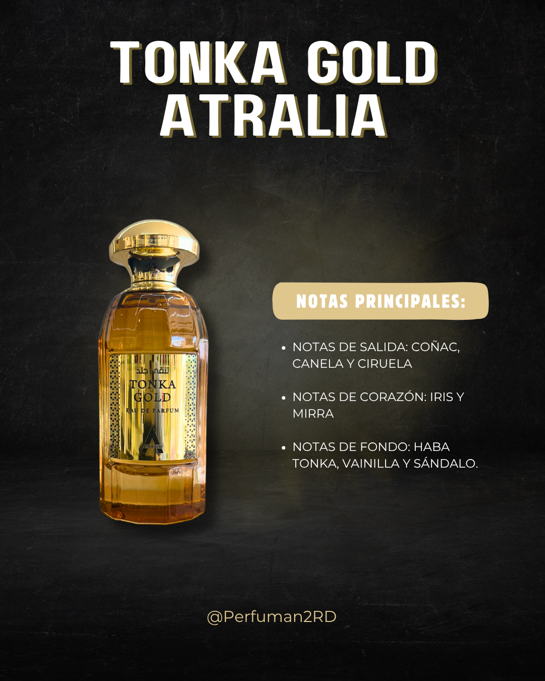 Atralia TonkaGold M EDP 3.4oz