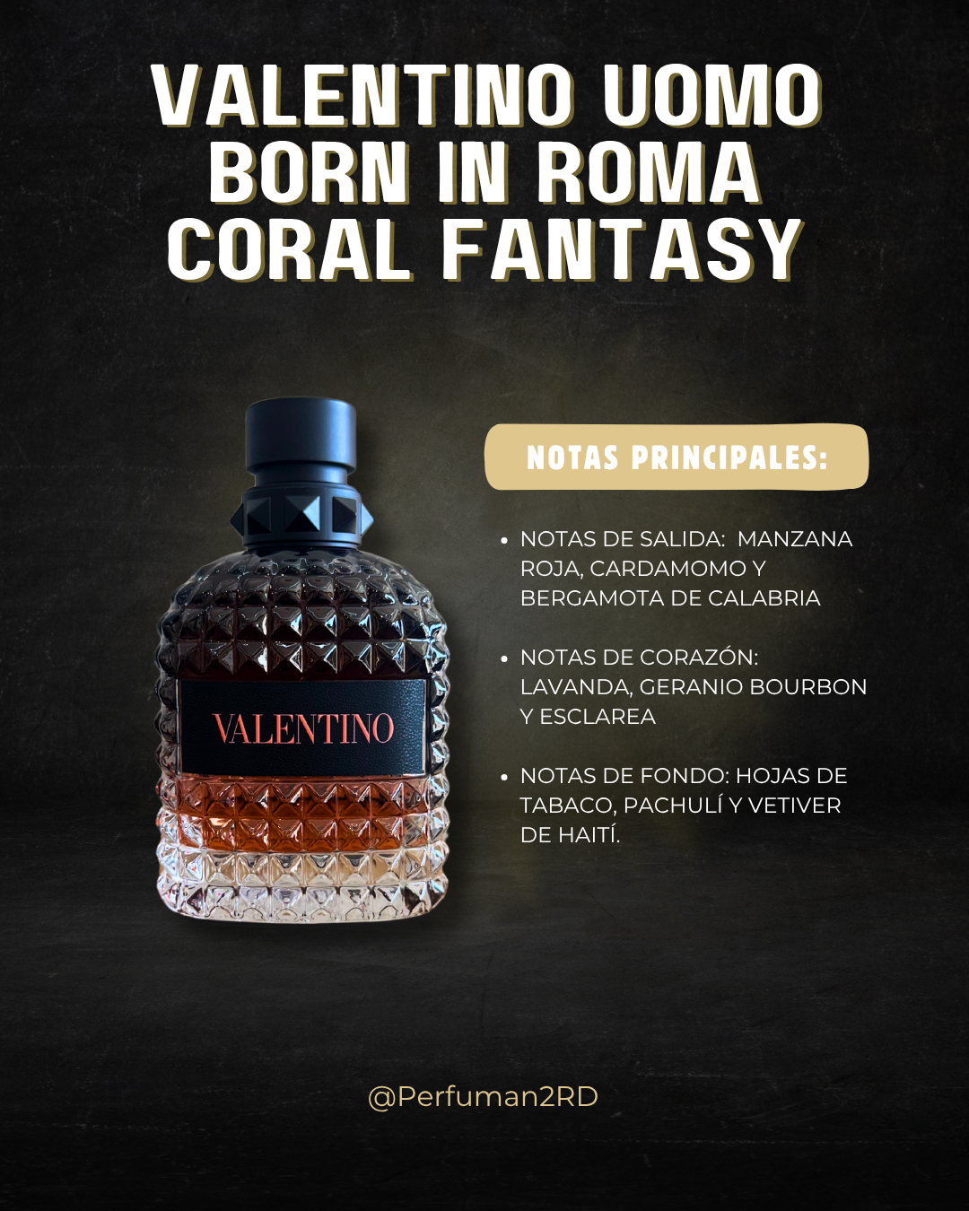 Valentino Uomo Born in Roma Coral Fantasy for Men 3.4 oz Eau De Toilette