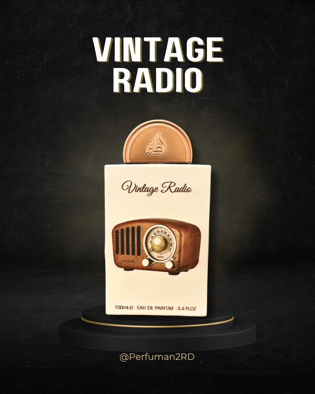 Lattafa Vintage Radio 3.4 oz EDP (100 ML )
