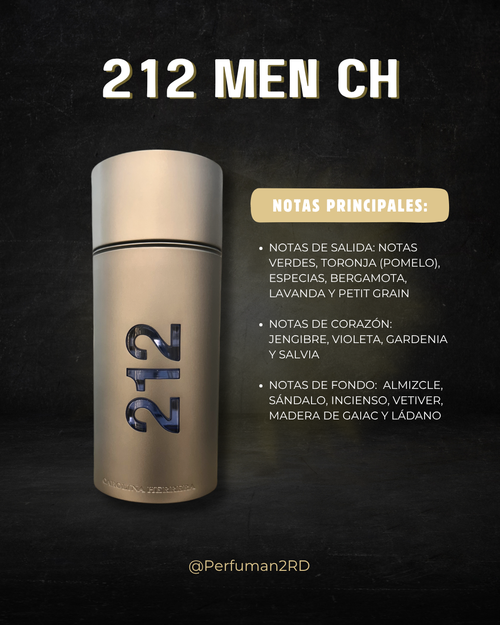 212 Men by Carolina Herrera 3.4 oz Eau De Toilette