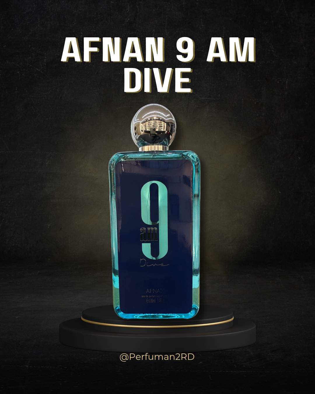 Afnan 9 AM Dive U EDP 3.4 oz
