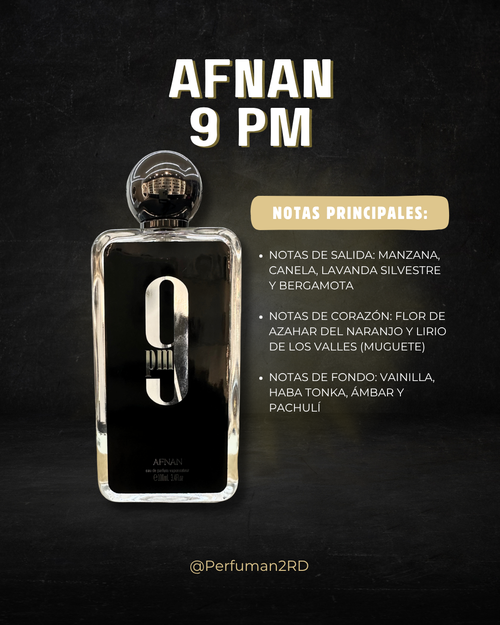 Afnan 9 PM M EDP 3.4 oz
