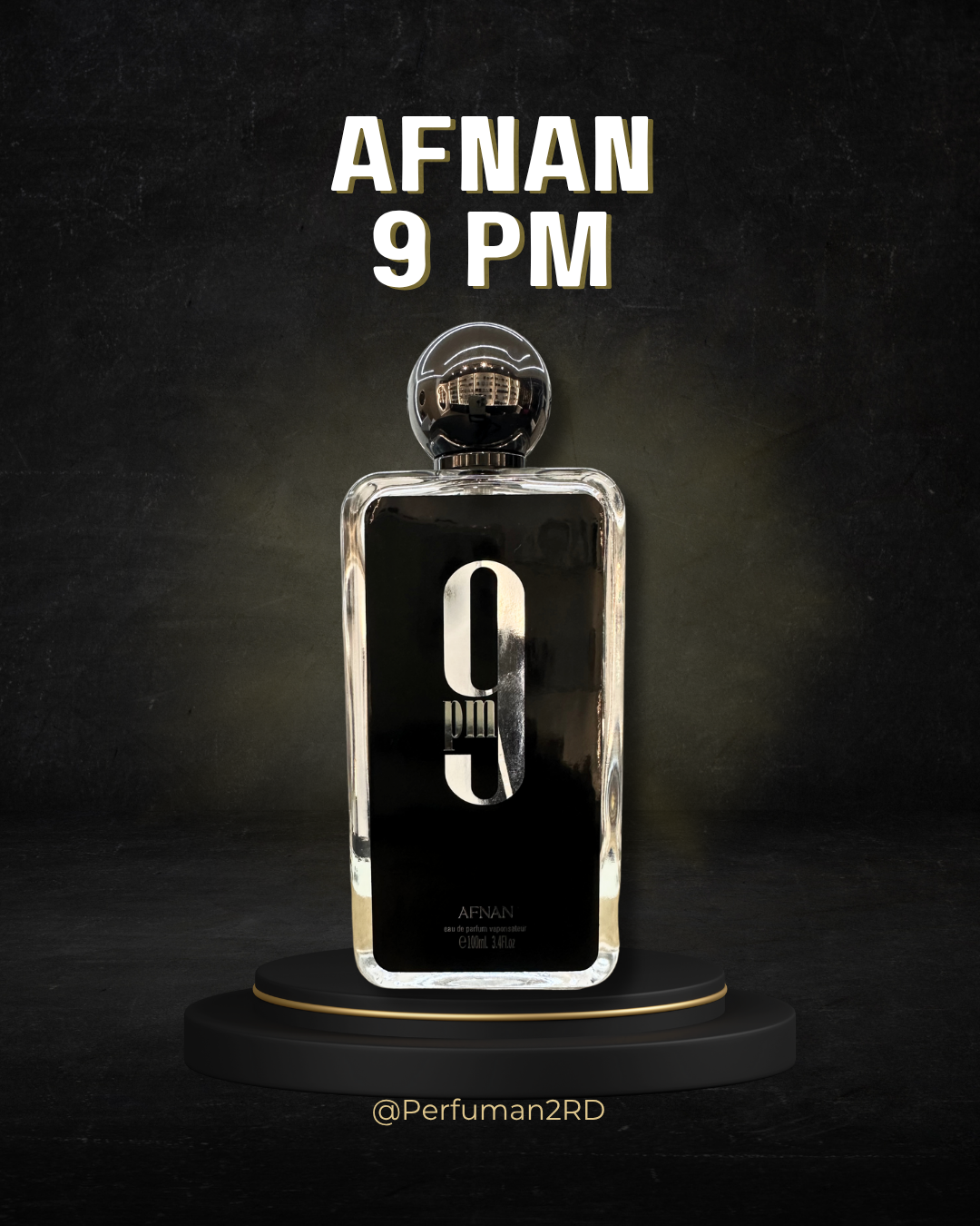 Afnan 9 PM M EDP 3.4 oz