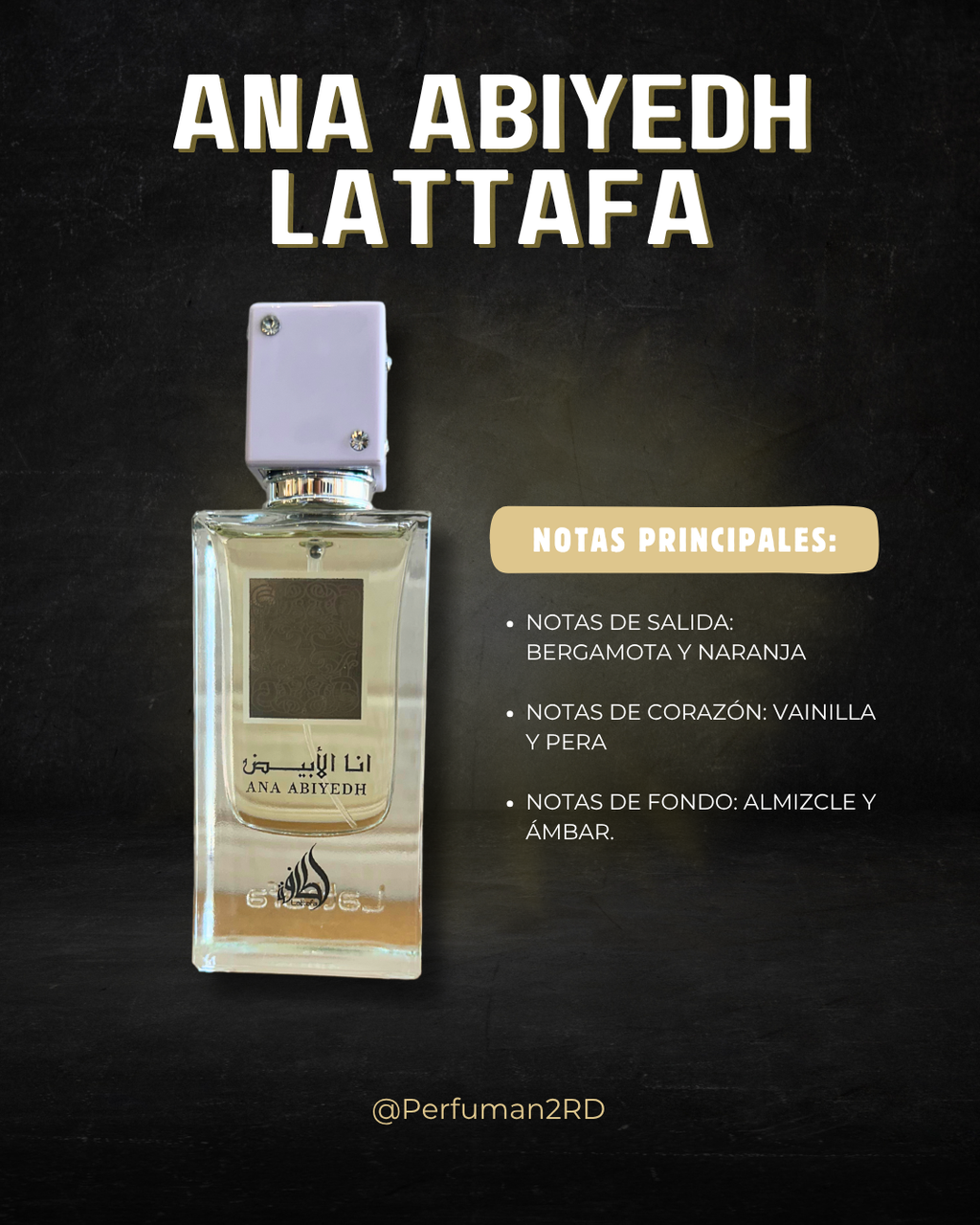 Lattafa Ana Abiyedh U EDP 2.0 oz