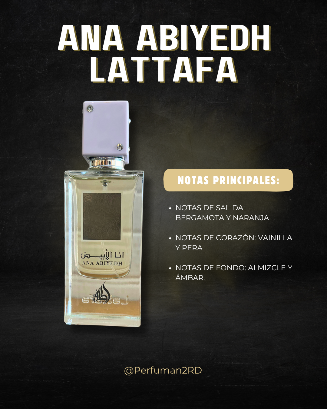 Lattafa Ana Abiyedh U EDP 2.0 oz