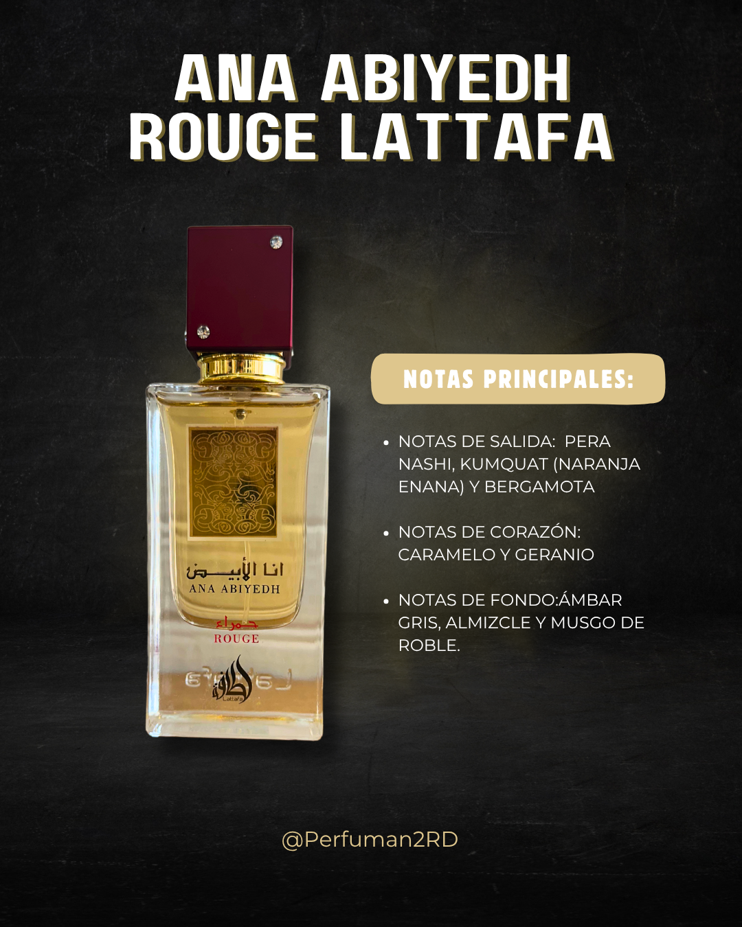 Lattafa Ana Abiyedh RougeU EDP 2.0 oz