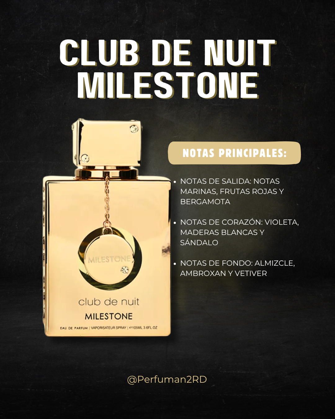 Armaf Club de Nuit Milestone WEDP 3.6 oz