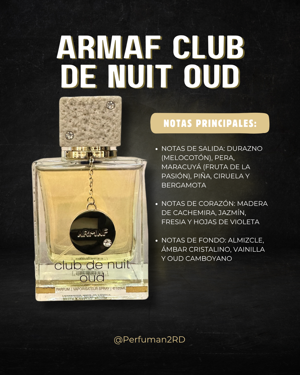 Decants Armaf Club de nuit Oud Armaf 10ml
