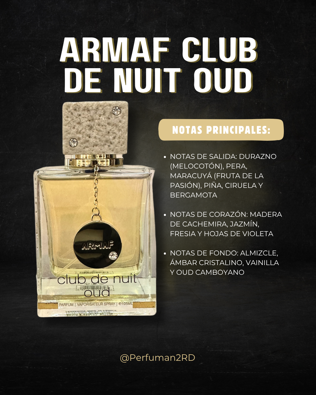 Decants Armaf Club de nuit Oud Armaf 10ml