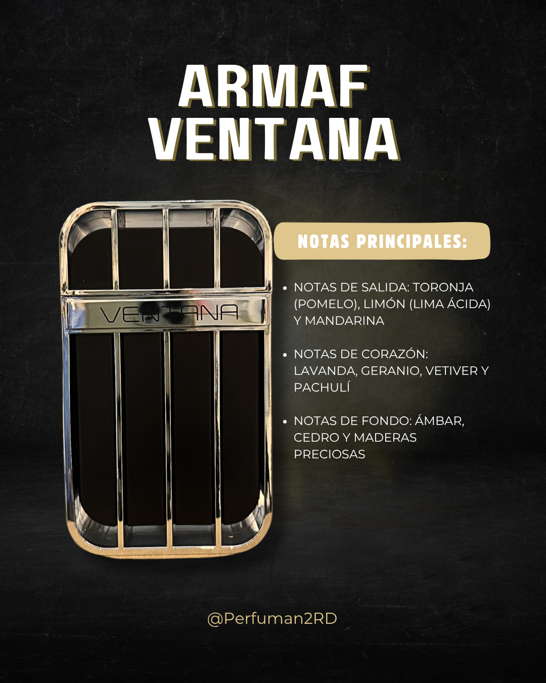 Decants Armaf Ventana M EDP 10ml