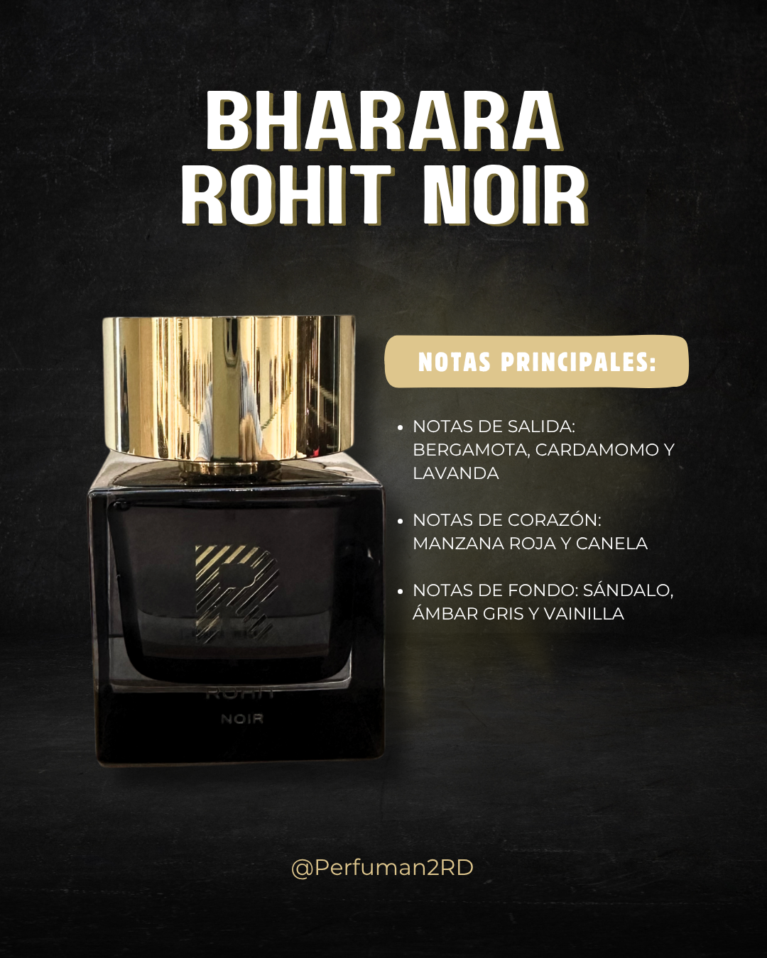 Bharara Rohit Noir M EDP 3.4 oz