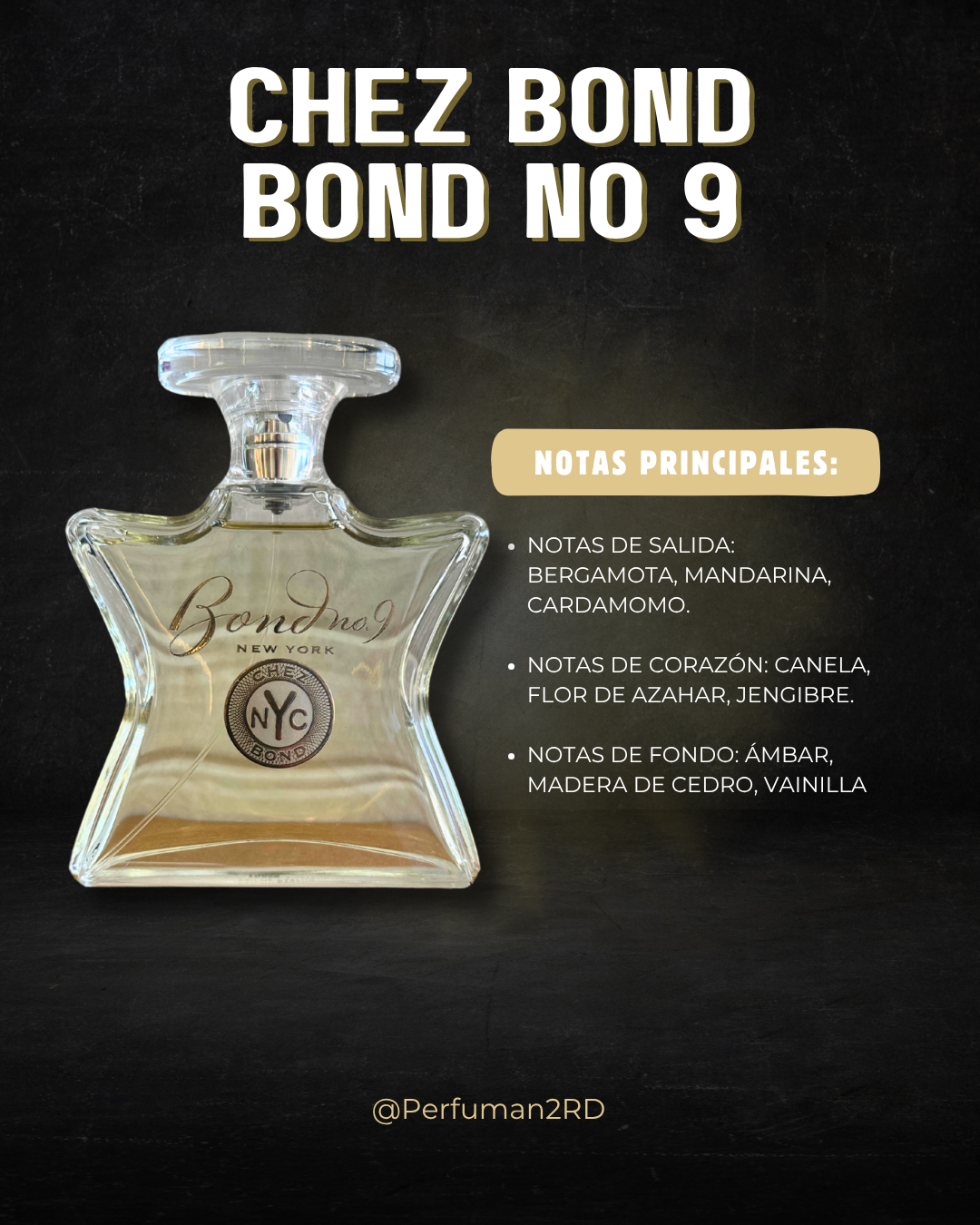 Bond No. 9 Chez Bond 3.4 oz Eau De Parfum