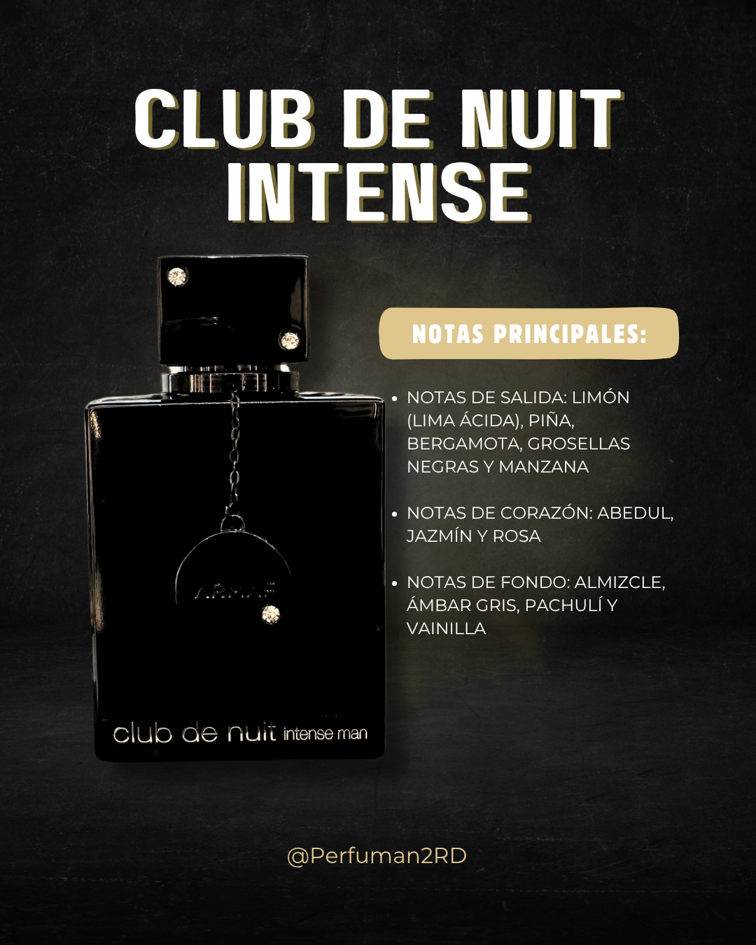 Armaf Club De Nuit Intense M EDT3.4 oz