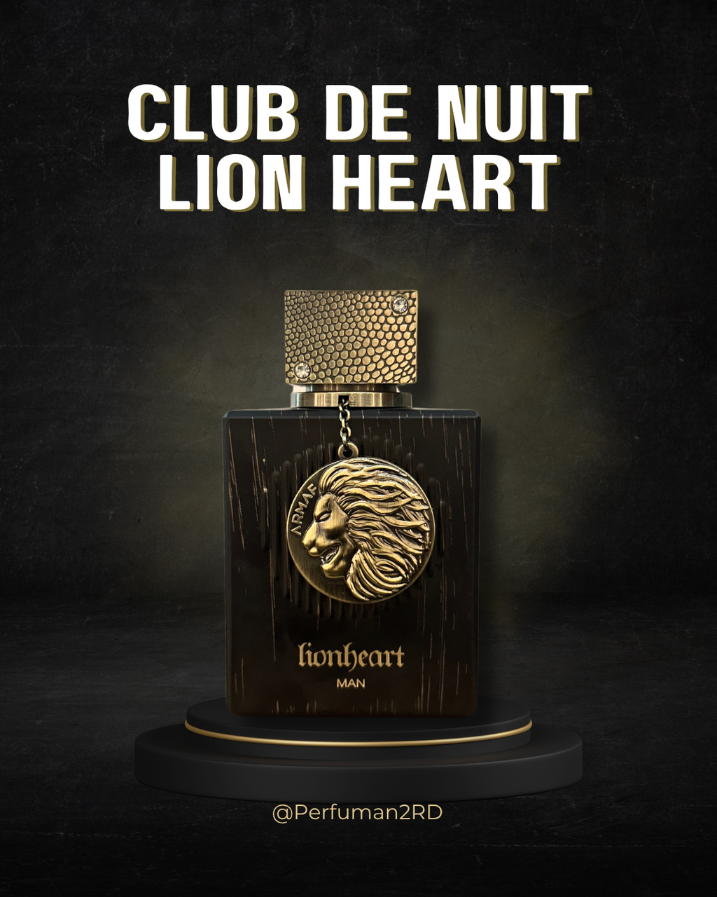 Armaf Club De Nuit Lion Heart Men M EDP 3.4 oz