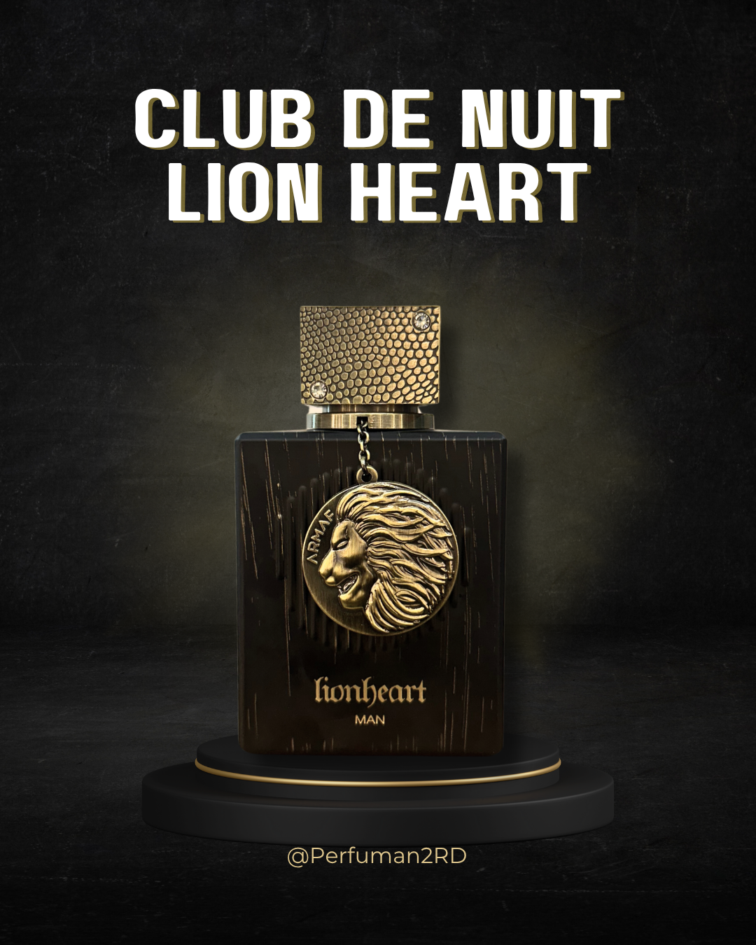 Armaf Club De Nuit Lion Heart Men M EDP 3.4 oz