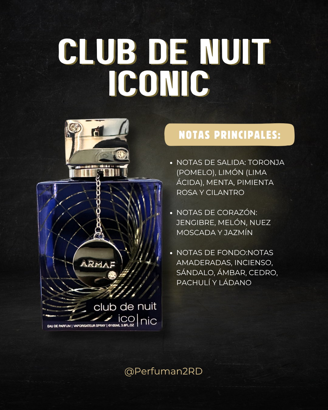 Armaf Club de Nuit IconicM EDP 3.6 oz