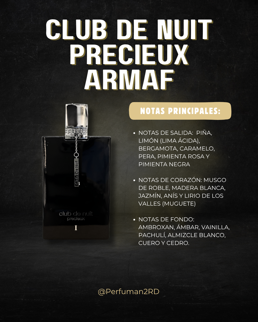 Decants Armaf Club de Nuit Precieux M EXTRAIT 10ml