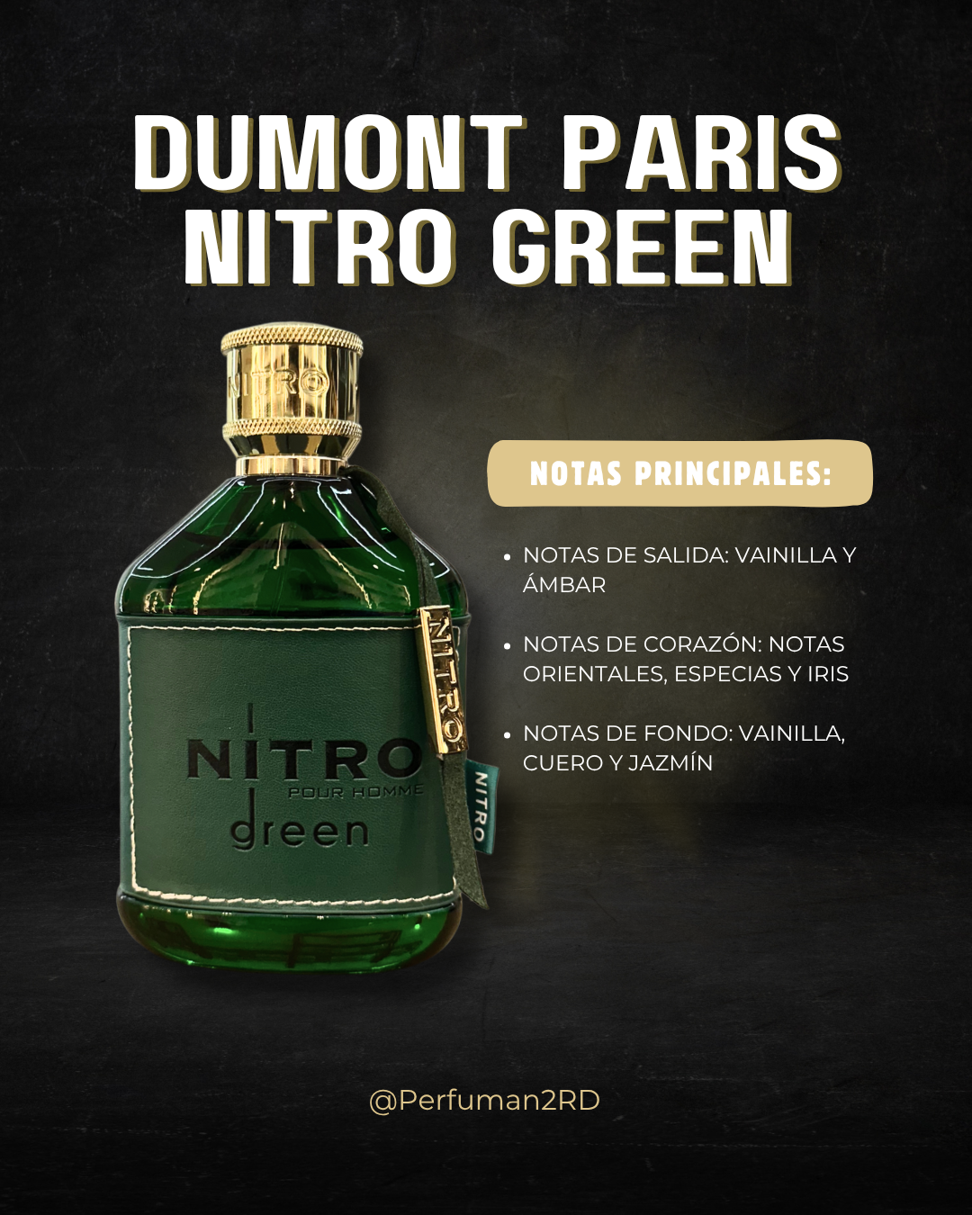 Dumont Paris Nitro Green M EDP 3.4oz