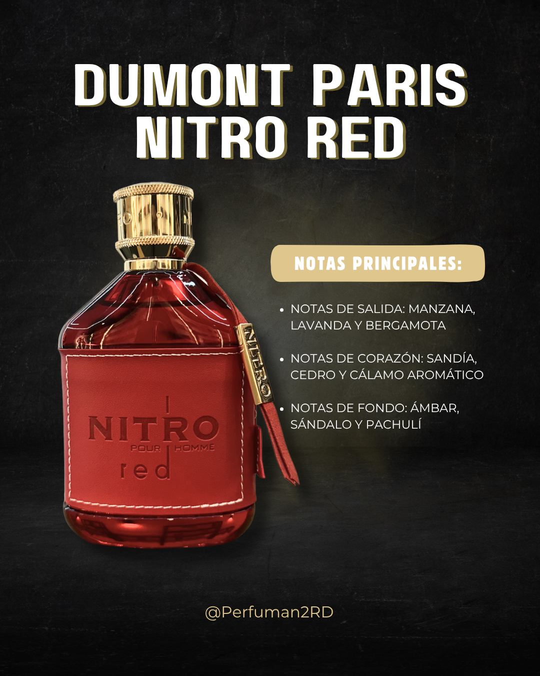 Dumont Paris Nitro Red U EDP 3.4 oz