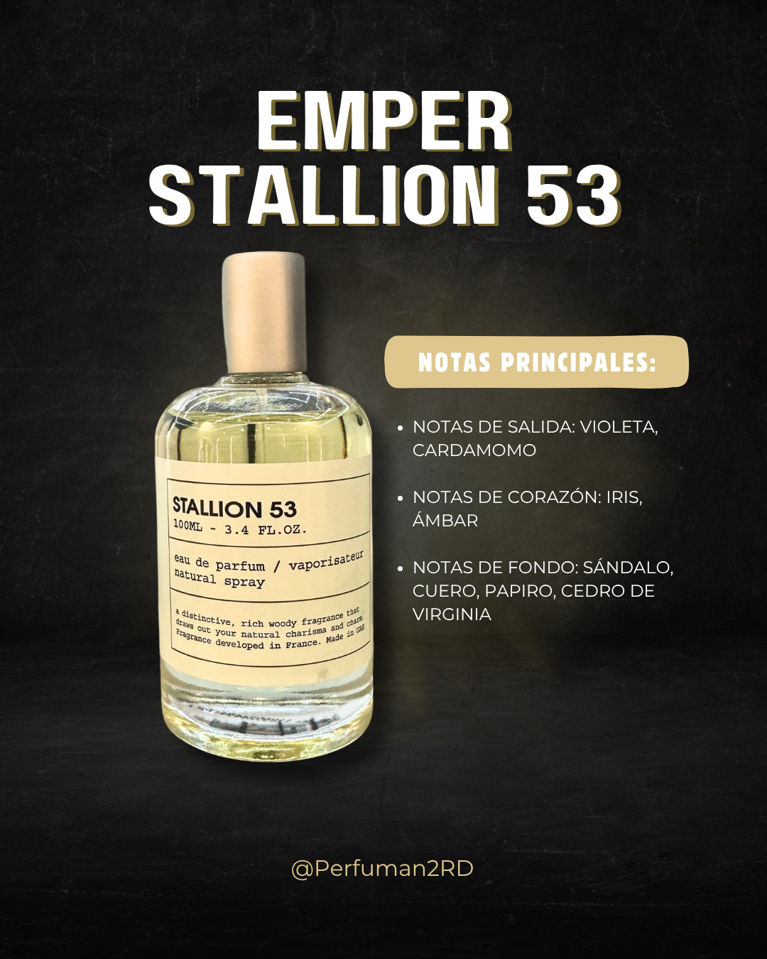 Emper Stallion 53 U EDP 3.4 oz
