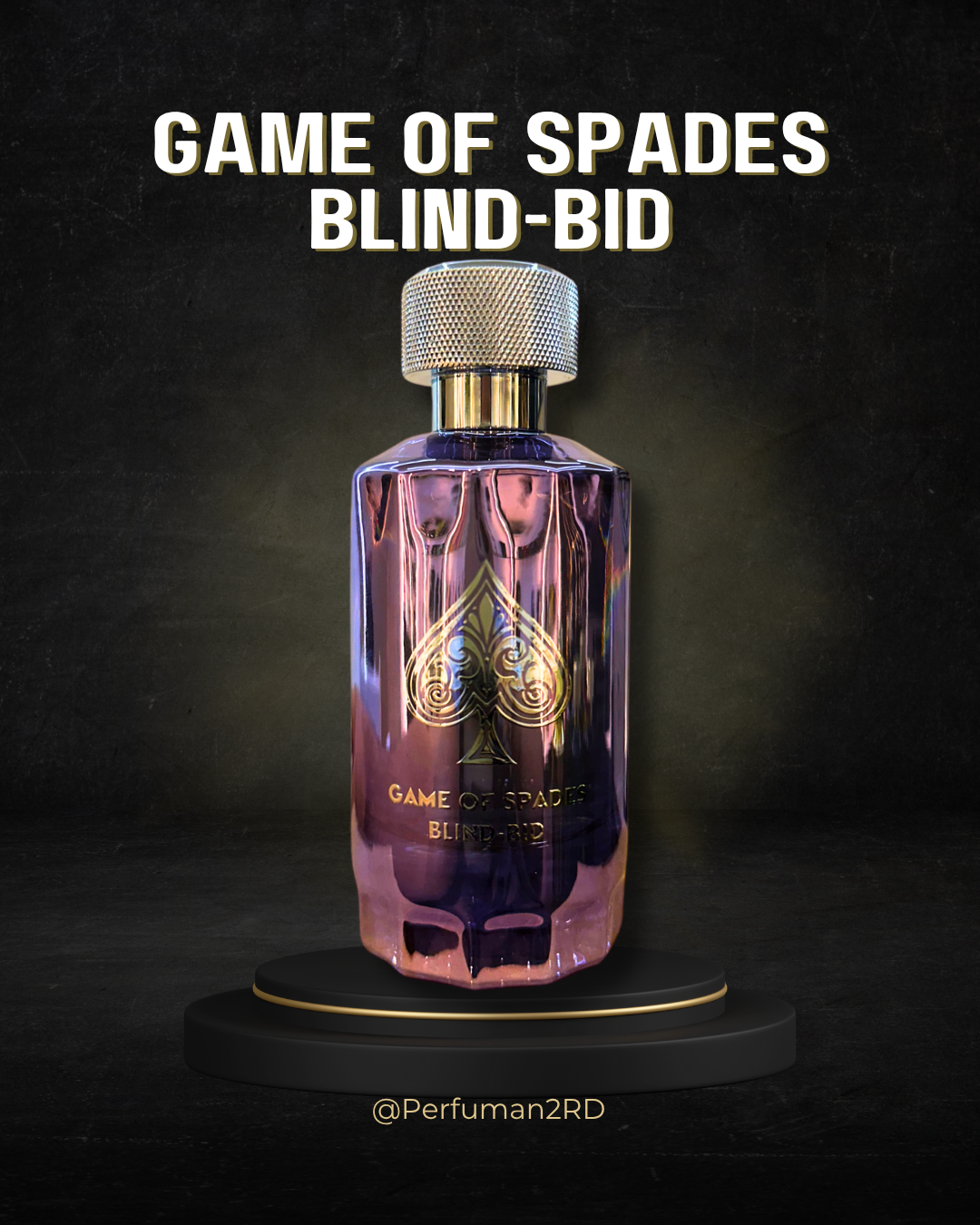 JO MILANO "GAME OF SPADES BLIND BID"  3.4OZ PARFUM UNISEX