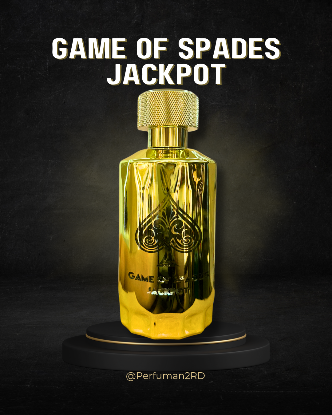 JO MILANO "GAME OF SPADES JACKPOT"  3.4OZ PARFUM UNISEX
