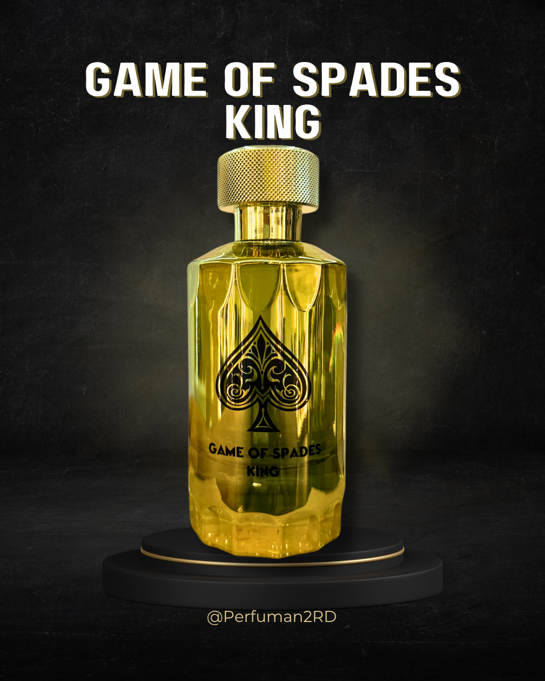 JO MILANO "GAME OF SPADES KING"  3.4OZ PARFUM UNISEX