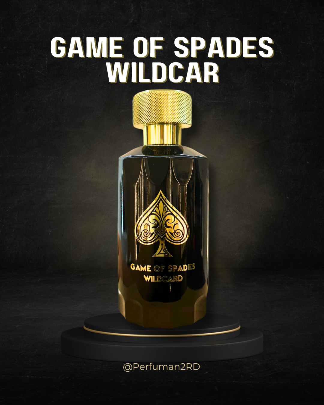 JO MILANO "GAME OF SPADES WILDCARD"  3.4OZ PARFUM