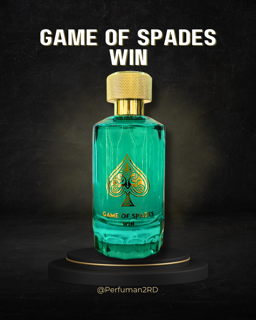 JO MILANO "GAME OF SPADES WIN"  3.4OZ PARFUM UNISEX