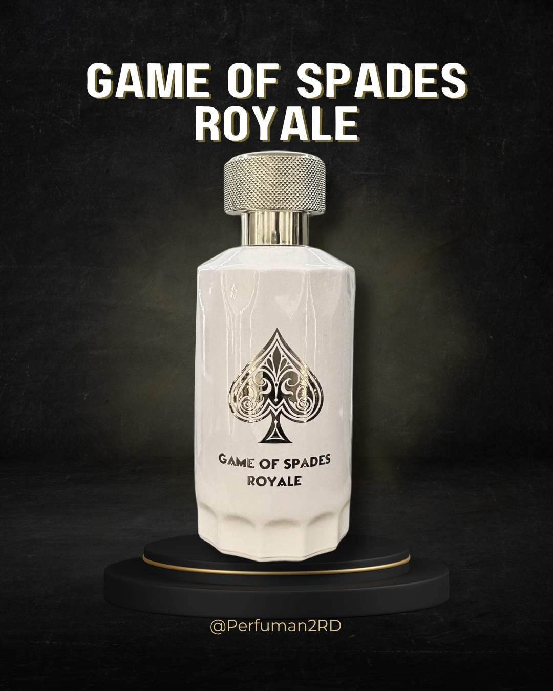 JO MILANO "GAME OF SPADES ROYALE"  3.4OZ PARFUM UNISEX